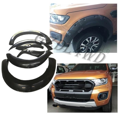 GZDL4WD Wheel Arch Flares All Ford Ranger Kit T8 2018-2020 With Lights
