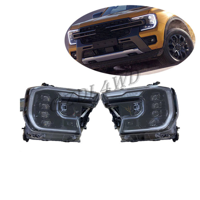 Auto 4x4 Led Headlights For Ranger T9 Xl Xls Xlt 2023 Upgrade To Wildtrak Replacement Kits