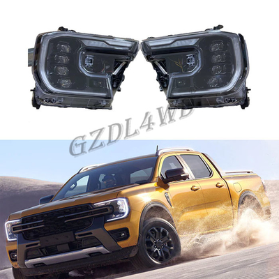 Auto 4x4 Led Headlights For Ranger T9 Xl Xls Xlt 2023 Upgrade To Wildtrak Replacement Kits