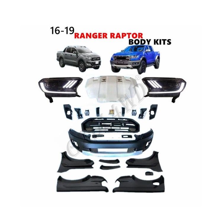2015 2018 Ford Ranger T7 Wildtrak Raptor Body Kits Facelift Kits