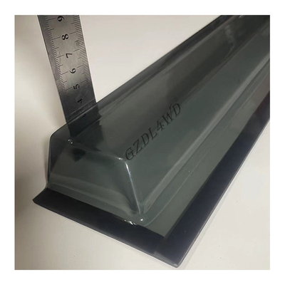 Matte Black Window Rain Guard For Defender 2020 Acrylic Plastic Window Visors